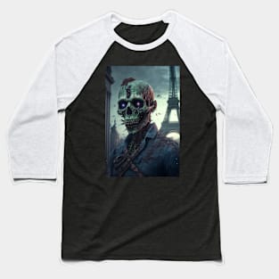 Zombie in Paris Baseball T-Shirt